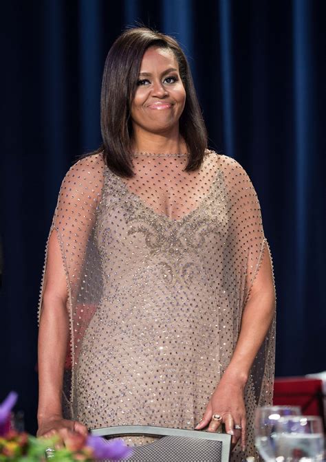 The details on Michelle Obama’s Givenchy WHCD dress